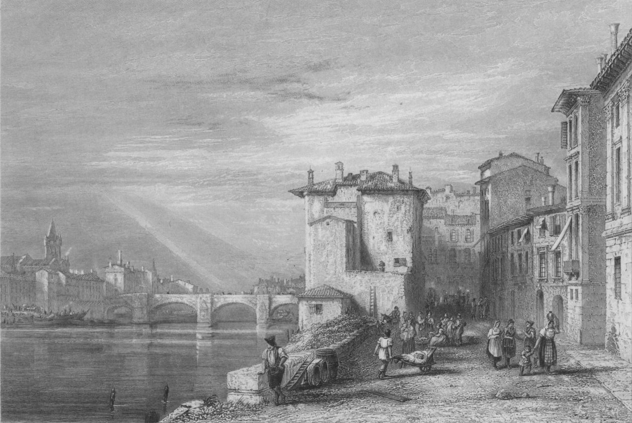 Verona, 1832 de Edward Francis Finden