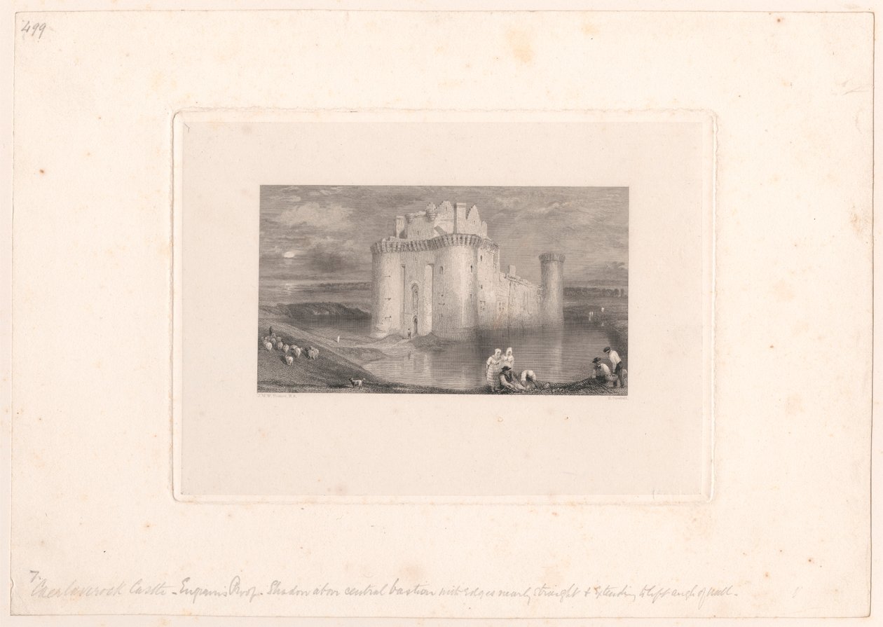 Castillo de Caerlaverock de Edward Goodall