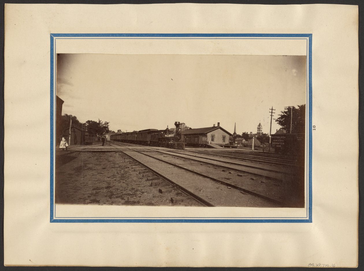 [Estación de tren, Maple City] de Edward H. Hart
