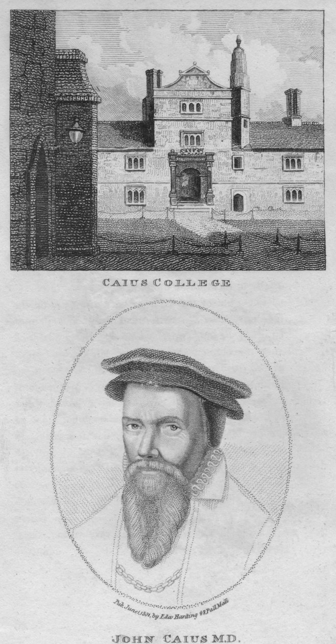 Caius College, John Caius M.D. de Edward Harding