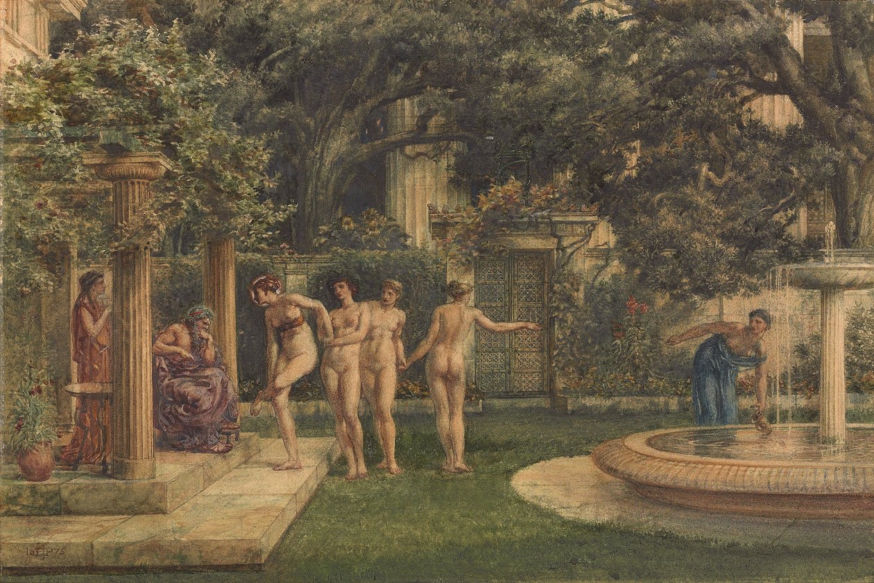 Una visita a Esculapio de Edward John Poynter