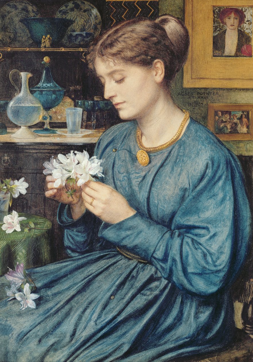 Retrato de Agnes Poynter (1867) de Edward John Poynter