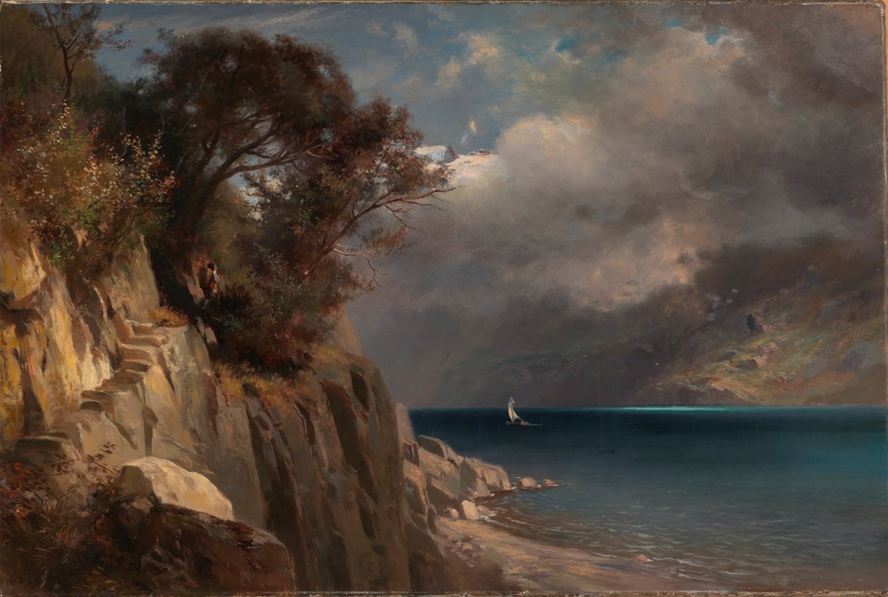 Escena del lago de Edward L. Custer