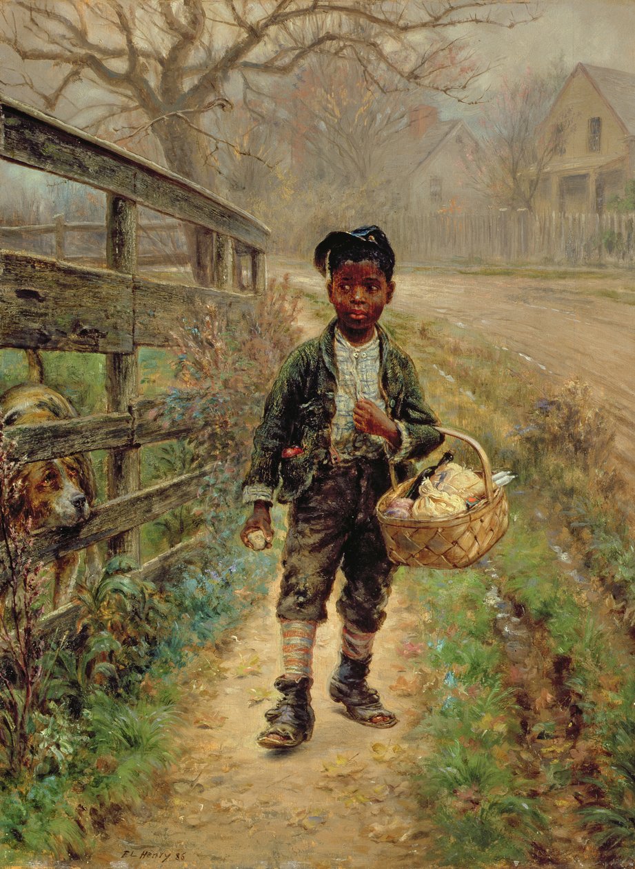 Protegiendo las compras, 1886 de Edward Lamson Henry