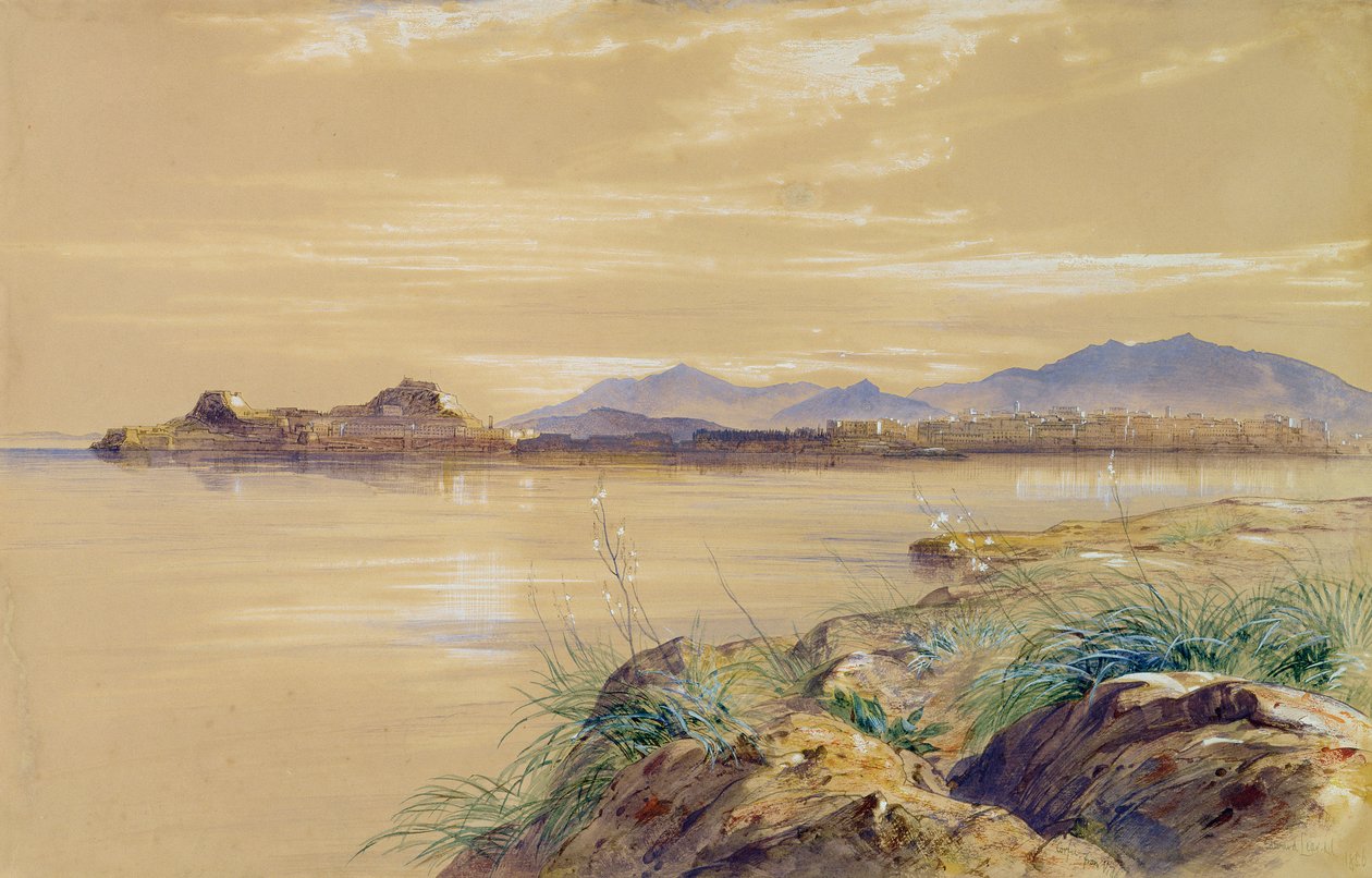 Corfú de Edward Lear