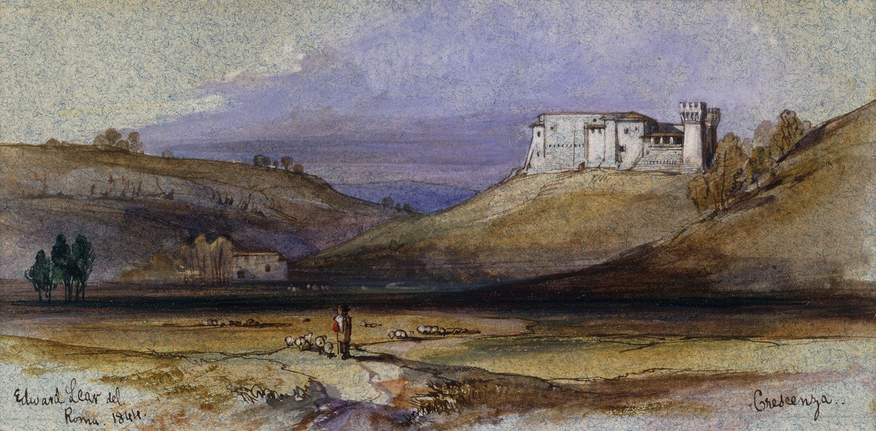 Crescenza, 1844 de Edward Lear