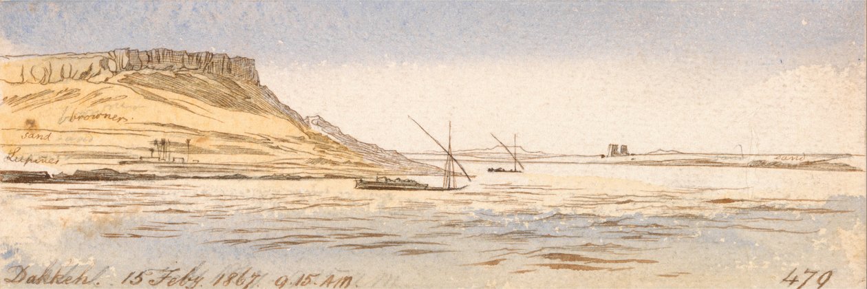 Dakkeh de Edward Lear