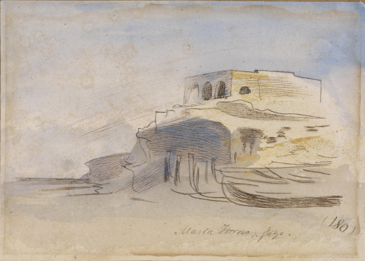 Massa Forno, Gozo, Malta, 1866 de Edward Lear