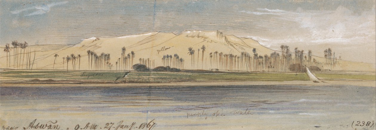 Cerca de Asuán de Edward Lear