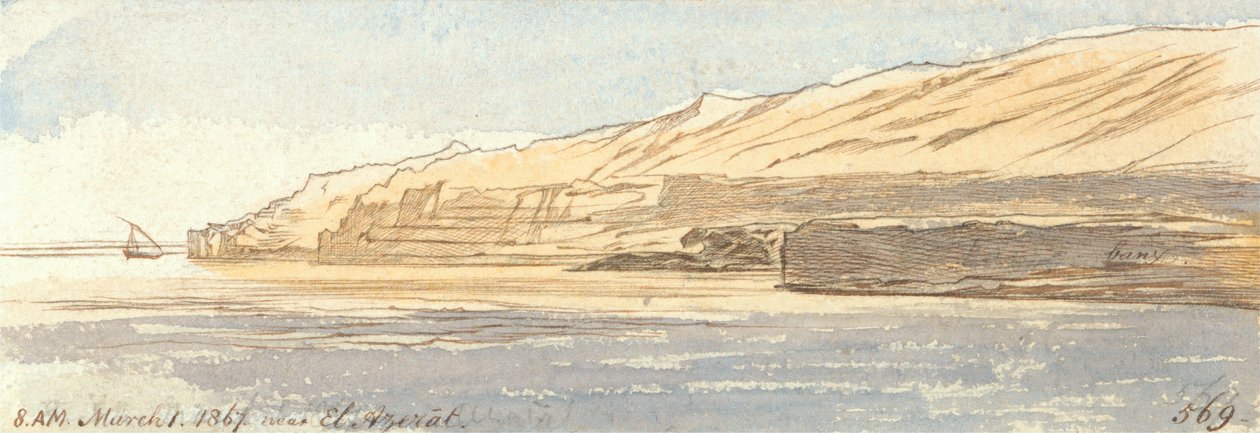 Cerca de El Azerat de Edward Lear