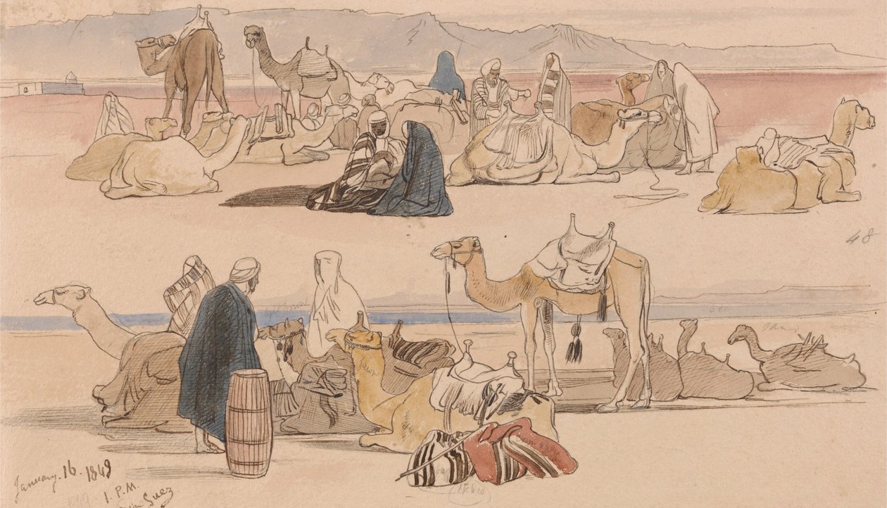 Cerca de Suez de Edward Lear