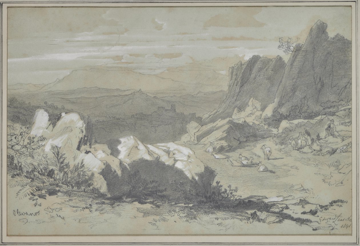 Olevano de Edward Lear