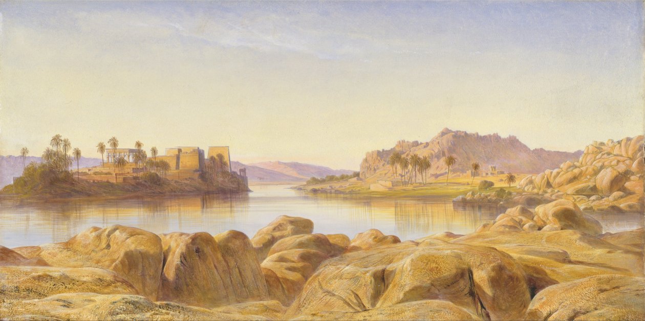 Philae, Egipto de Edward Lear