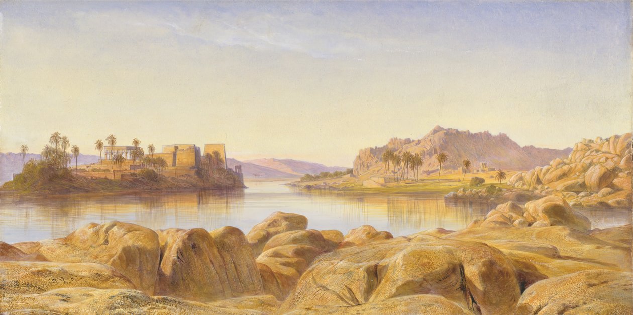 Philae, Egipto, 1863 de Edward Lear