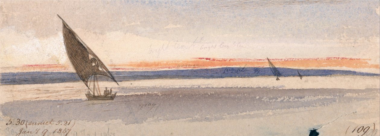 Puesta de sol de Edward Lear