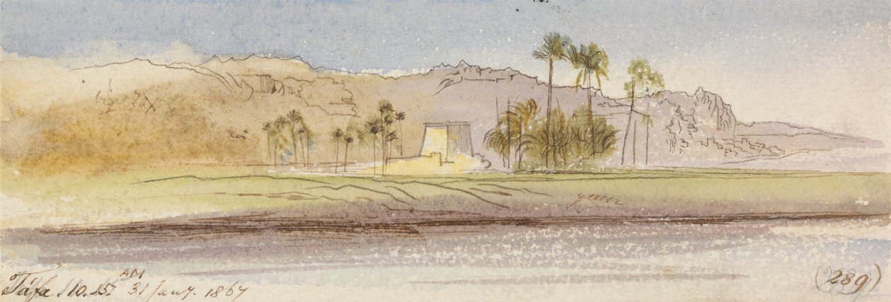Tafa, 10:15 am, 31 enero 1867 (289) de Edward Lear