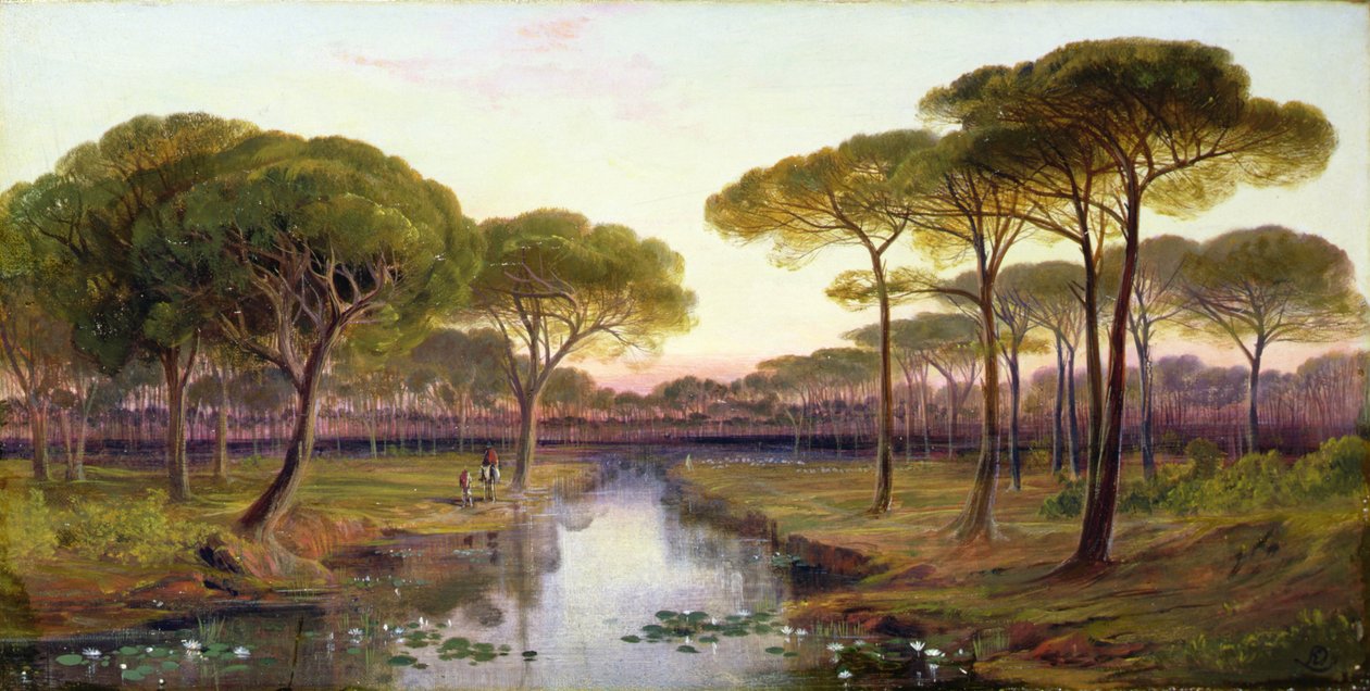 La Pineta, Rávena de Edward Lear