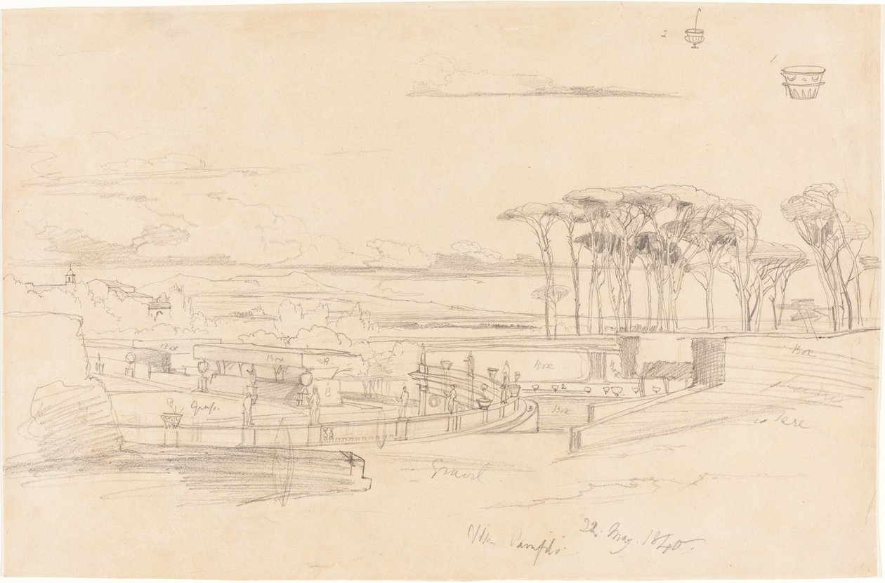 Villa Pamphili de Edward Lear