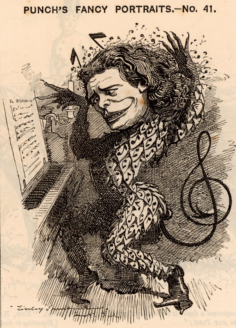Anton Rubenstein (1829-1894) de Edward Linley Sambourne