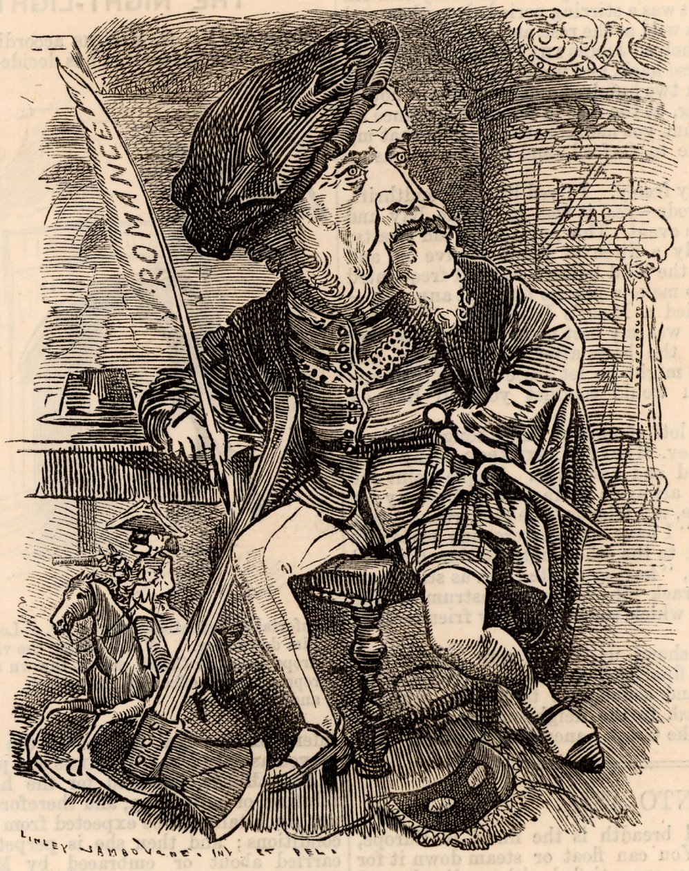 Harrison Ainsworth (1805-1882) de Edward Linley Sambourne