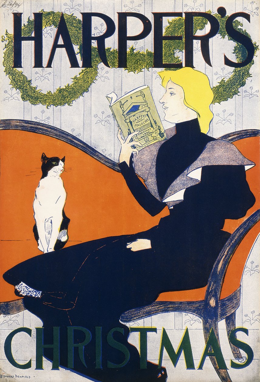 La Navidad de Harper, 1894 de Edward Penfield