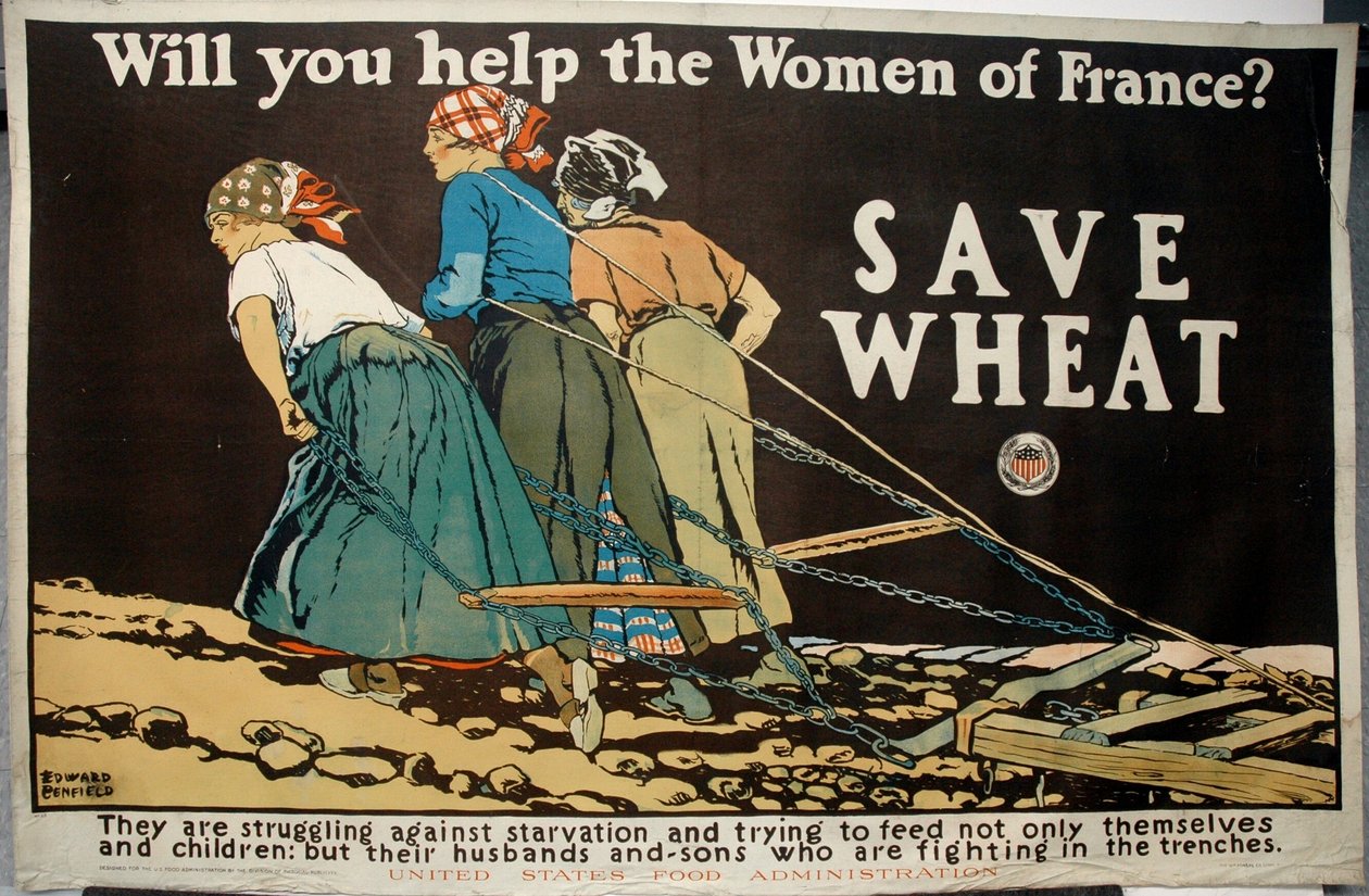 ¿Ayudarás a las mujeres de Francia de Edward Penfield