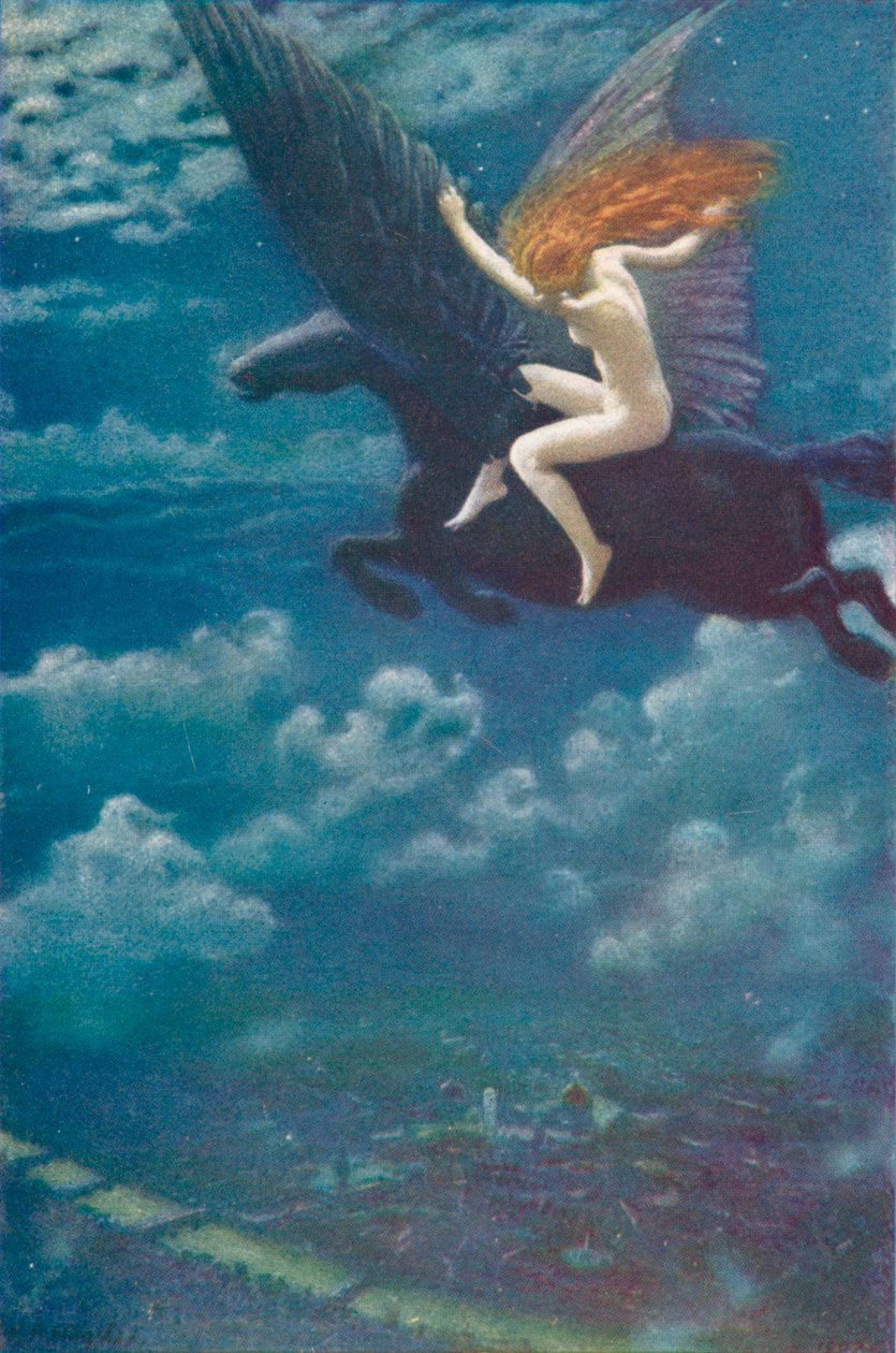 Sueño Idílico Una Valquiria, 1902, 1905 de Edward Robert Hughes