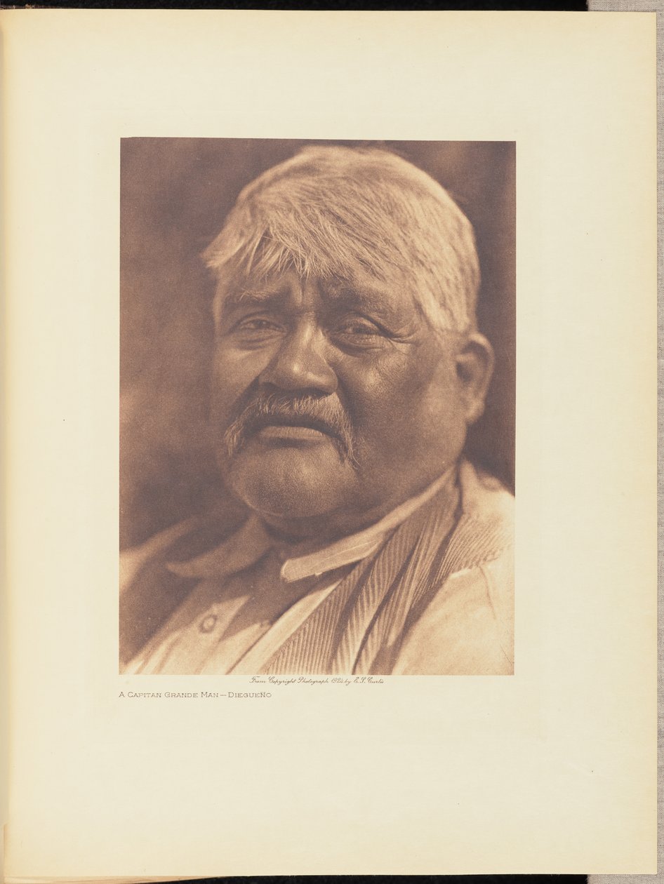 Capitán Gran Hombre - Diegueño de Edward S. Curtis