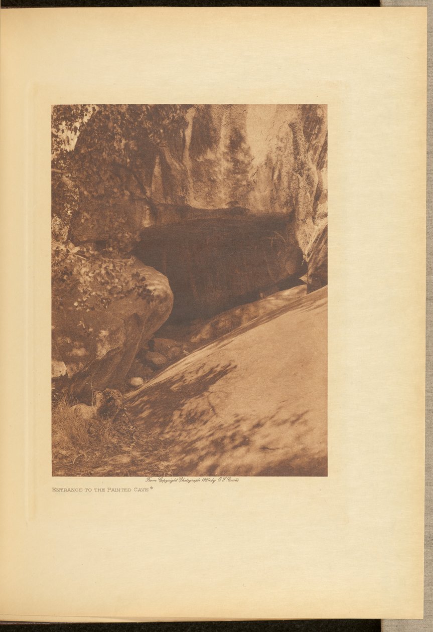 Entrada a la Cueva Pintada de Edward S. Curtis