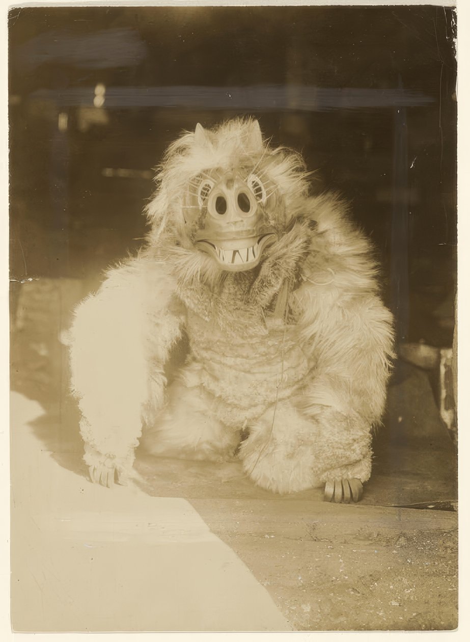 En la máscara del lobo de Edward S. Curtis