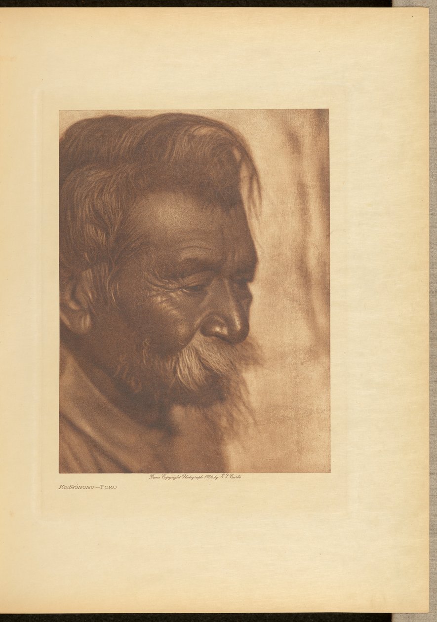 Koshonono - Pomo de Edward S. Curtis