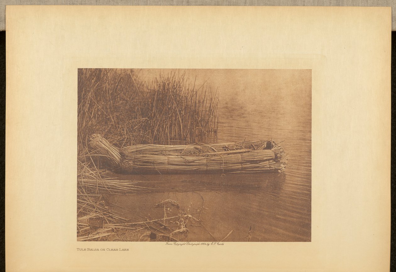 Ven a Balsa en Clear Lake de Edward S. Curtis