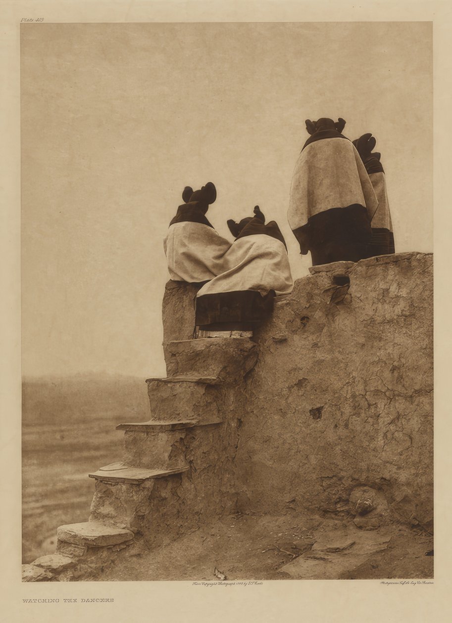 Ver a los bailarines de Edward S. Curtis