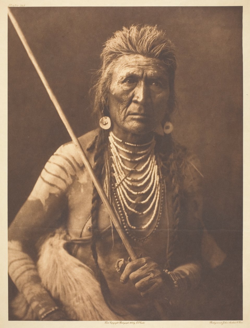 Lobo - Apsaroke de Edward S. Curtis