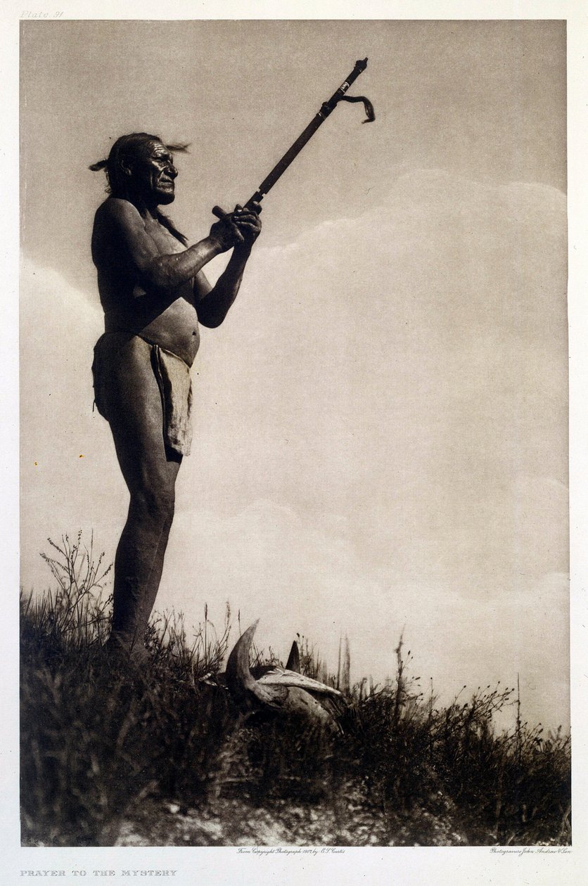 Indios de América: una oración india de Edward Sheriff Curtis