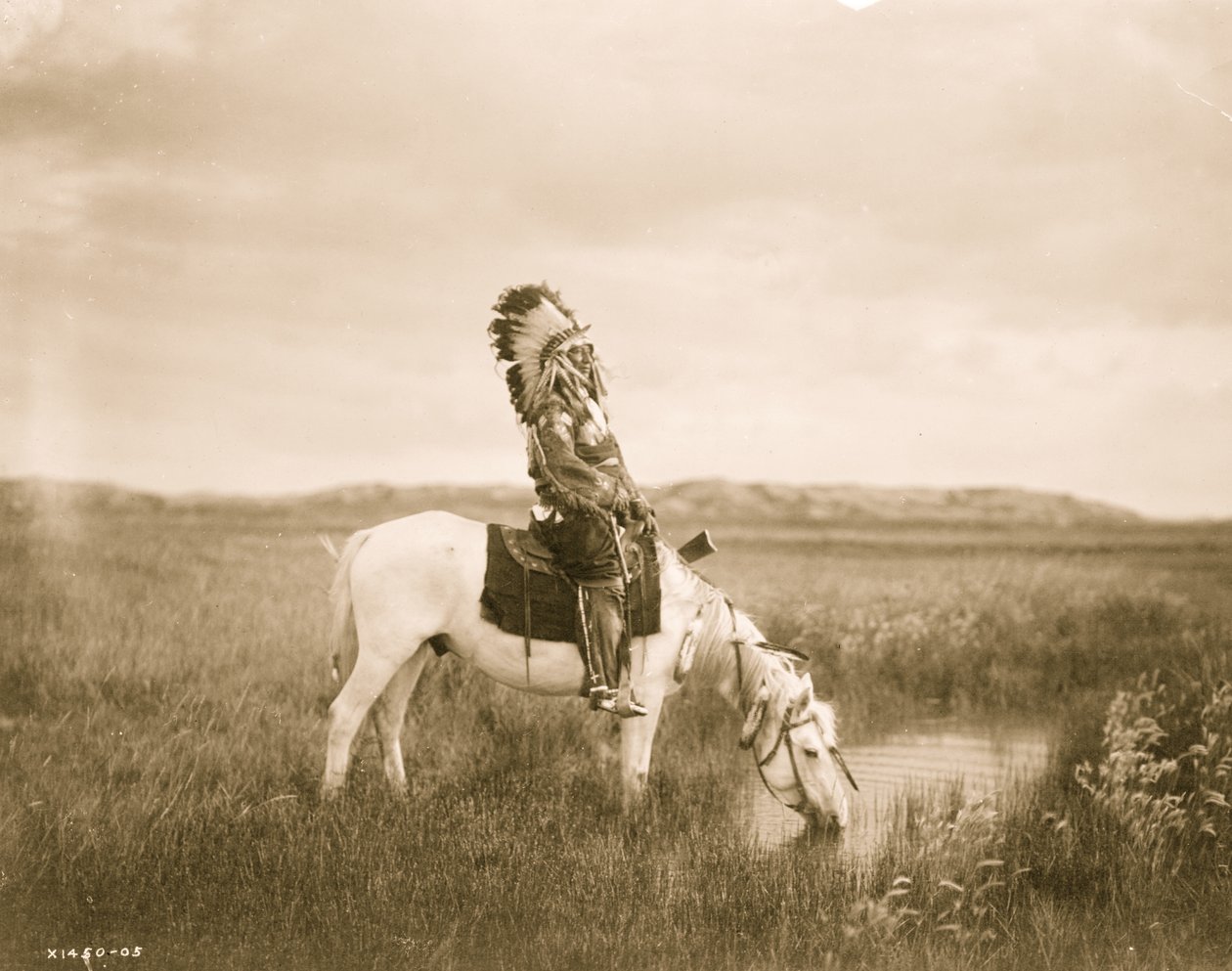 Oasis en las Badlands 1905 (foto) de Edward Sheriff Curtis