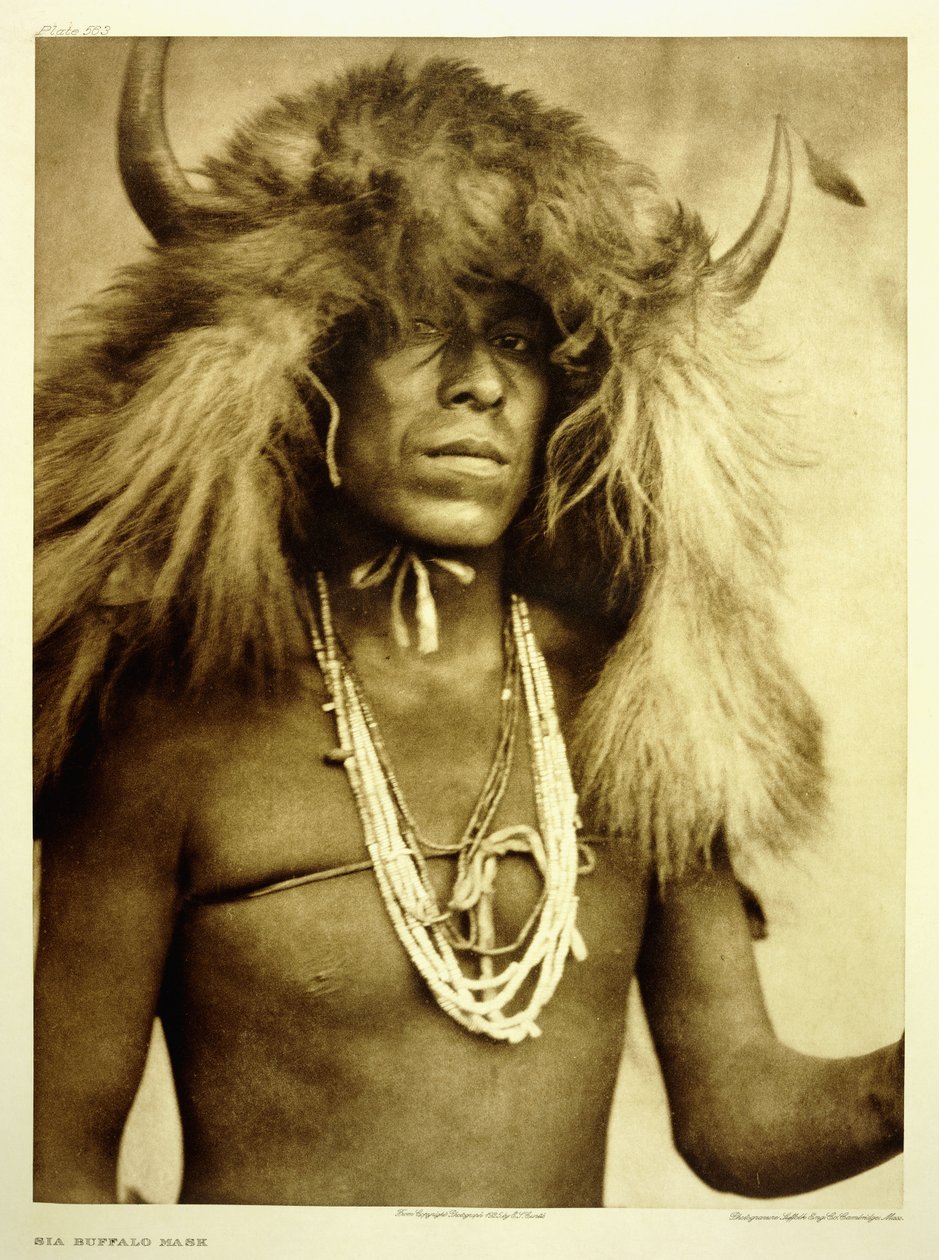 Ambos Buffalo Mask de Edward Sheriff Curtis