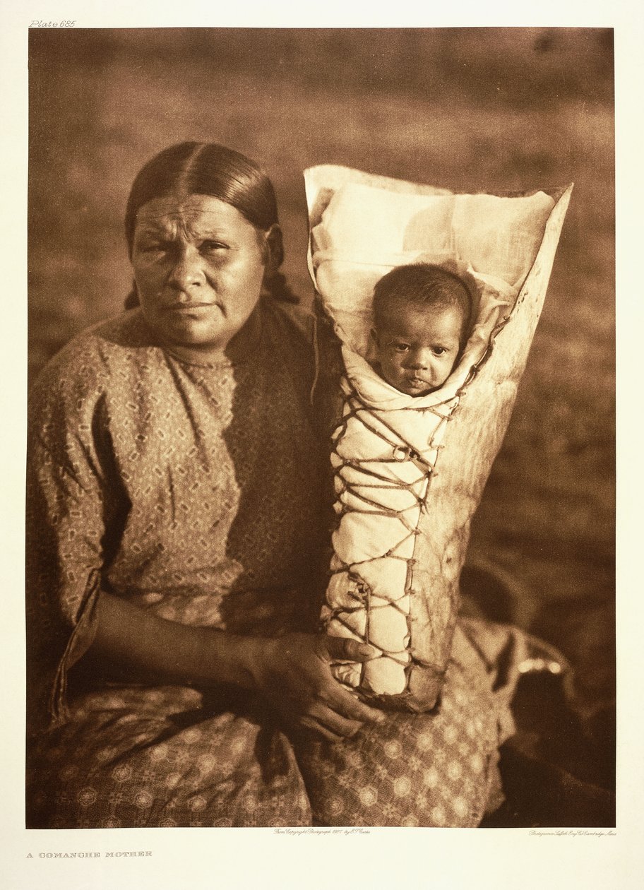 La madre comanche de Edward Sheriff Curtis