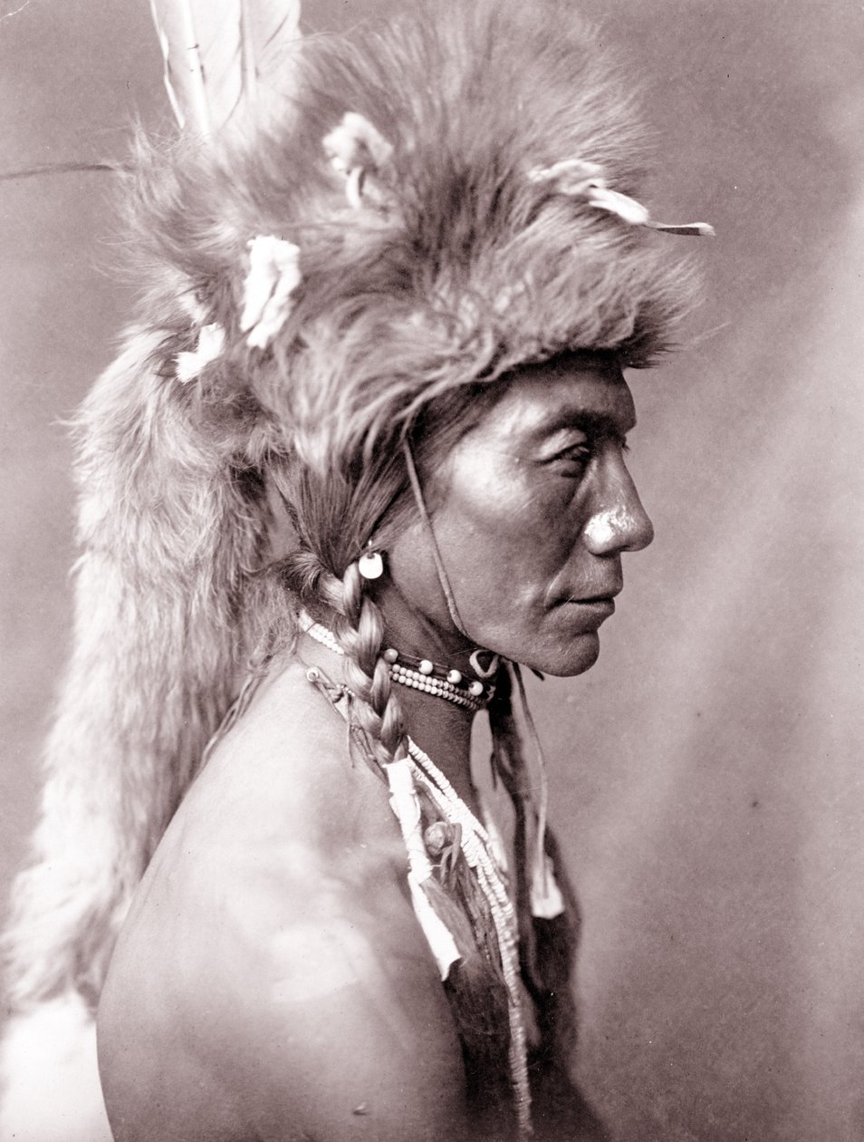 Riñón amarillo, Piegan de Edward Sheriff Curtis