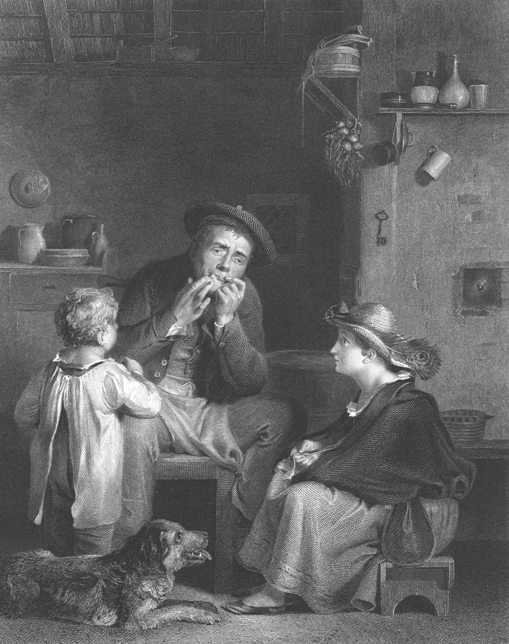 El arpa judía, c1808 de Edward Smith