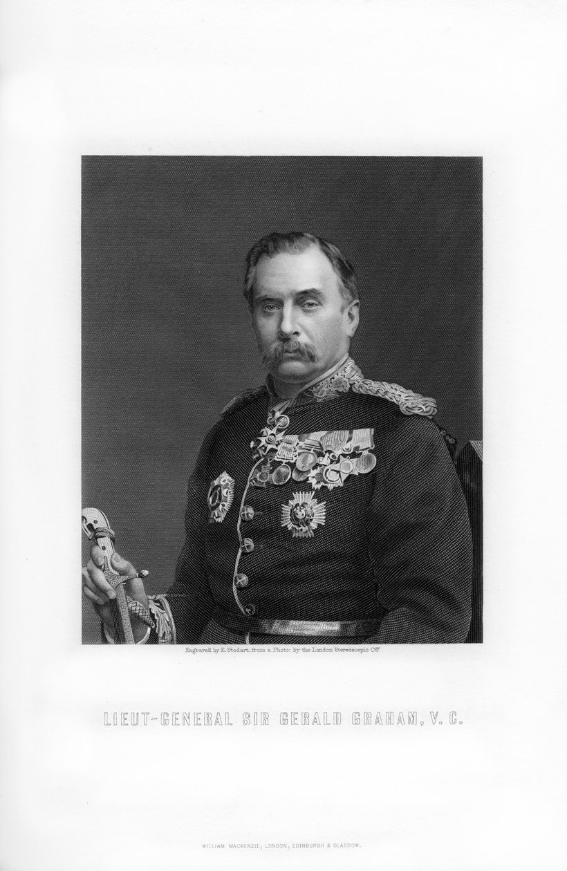 Sir Gerald Graham, Teniente General Británico, 1893 de Edward William Stodart