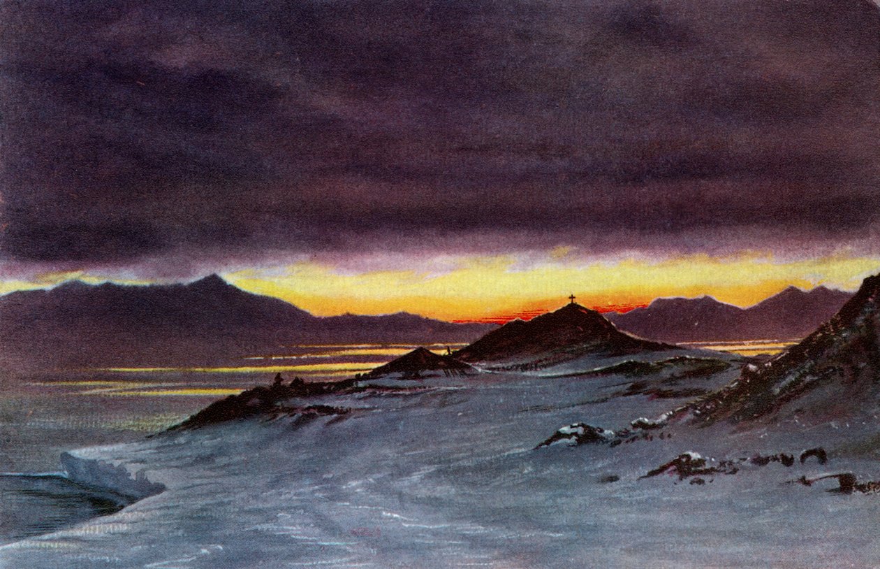 Hut Point, medianoche, 27 de marzo de 1911, 1913 de Charles Edward Wilson