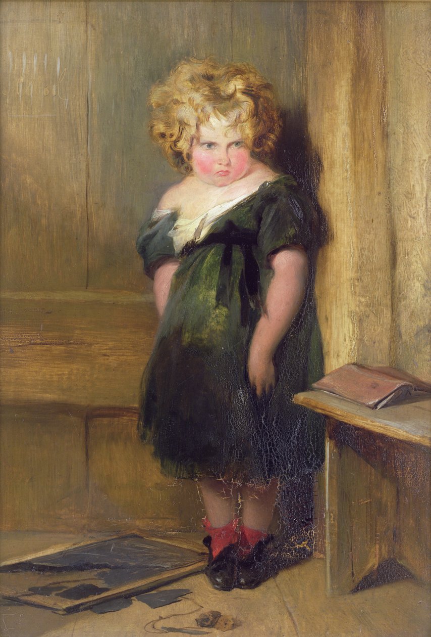 Un niño travieso de Edwin Landseer