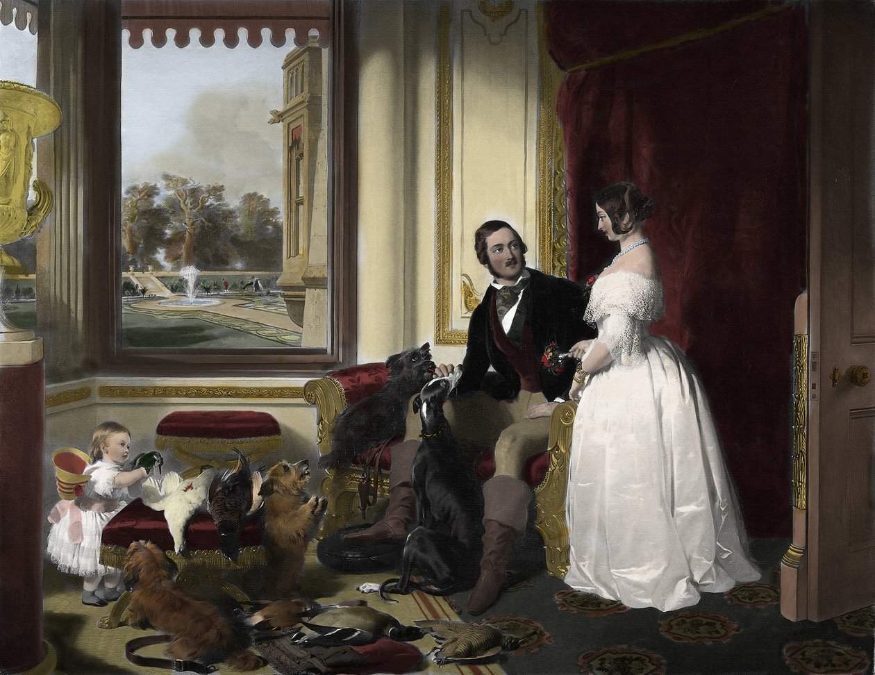 El Castillo de Windsor en tiempos modernos de Edwin (after) Landseer