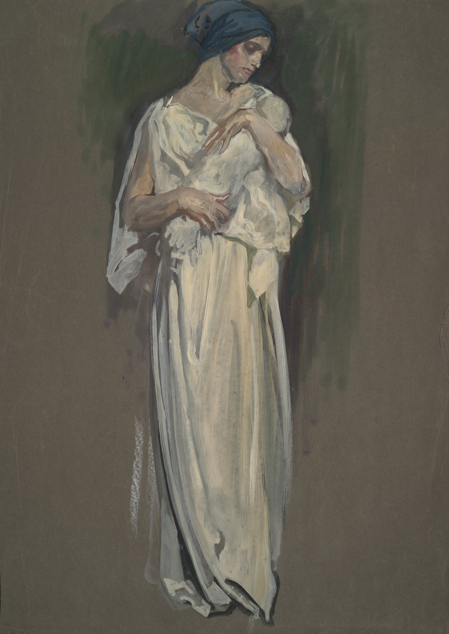 estudio temprano para de Edwin Austin Abbey