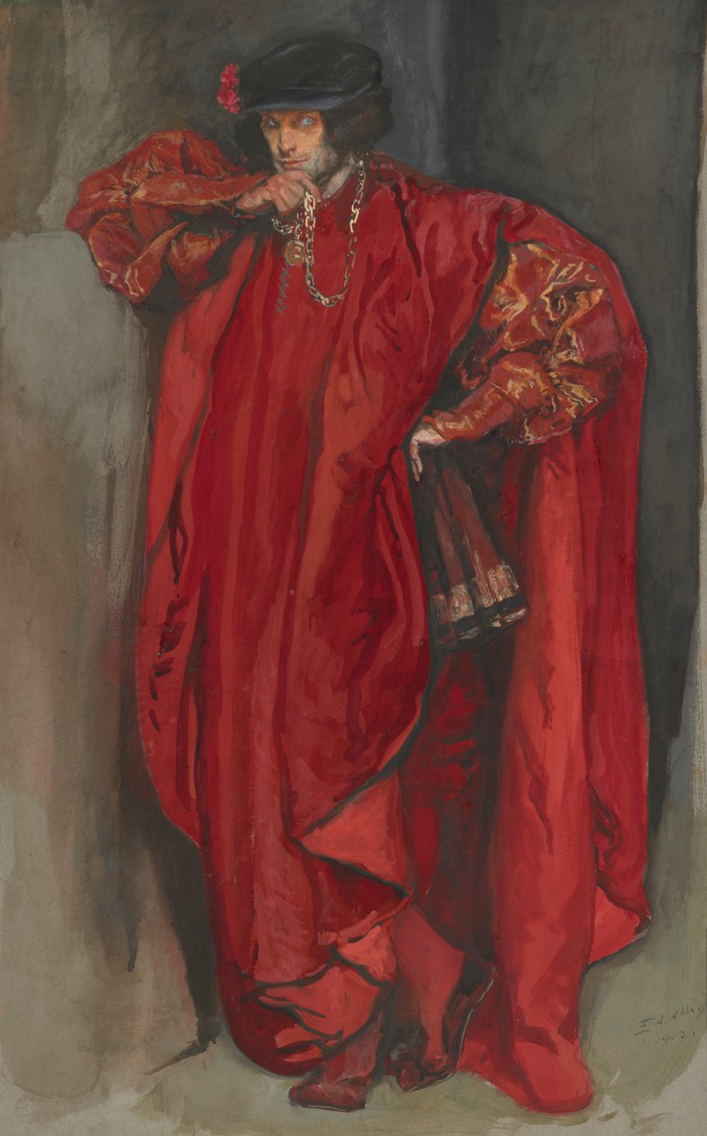 Yago, de Otelo de Edwin Austin Abbey