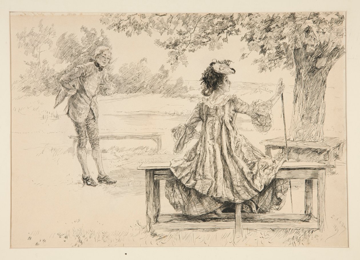Ilustración para de Edwin Austin Abbey