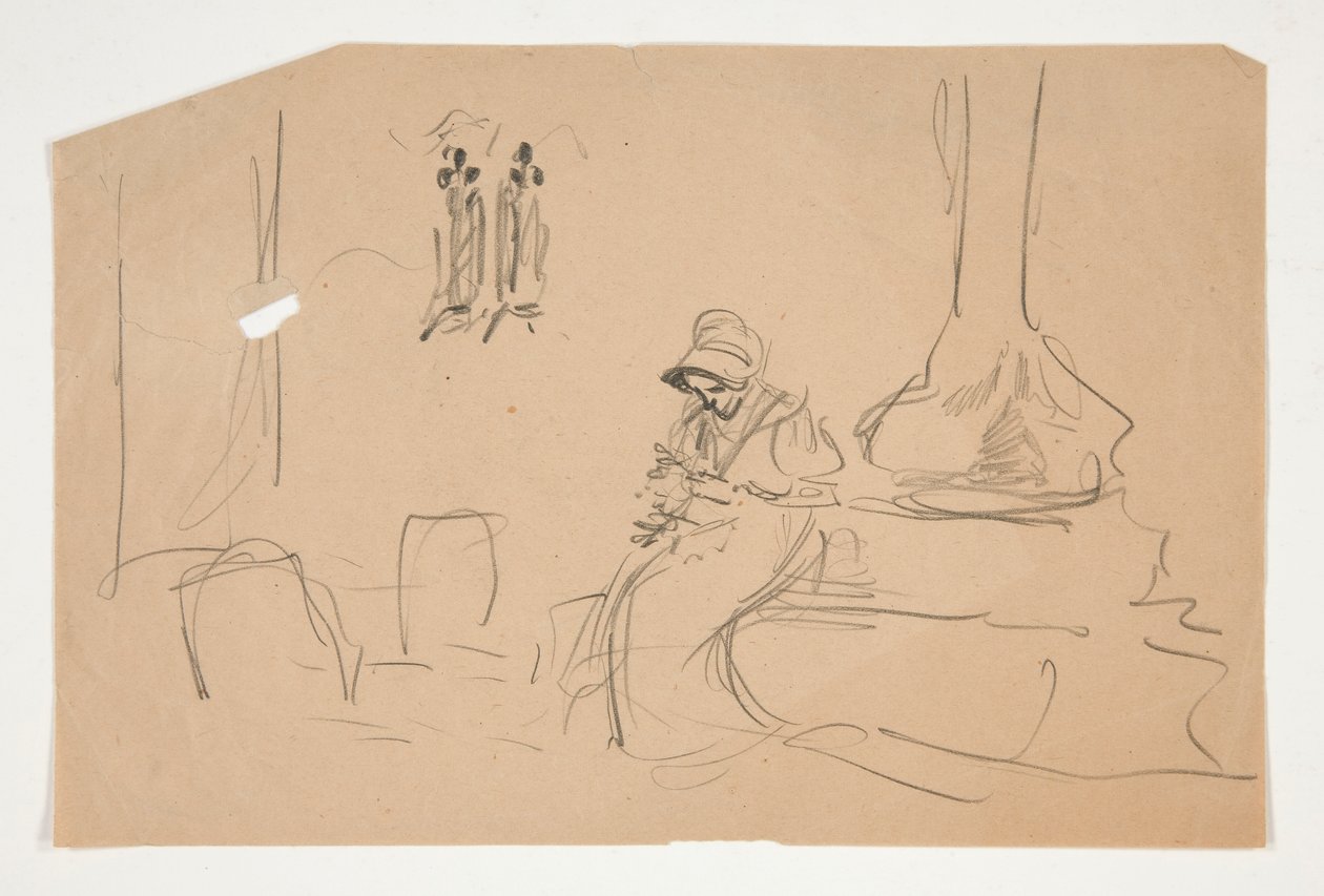 Boceto para de Edwin Austin Abbey