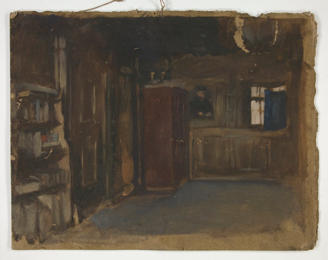 estudio de un interior de Edwin Austin Abbey