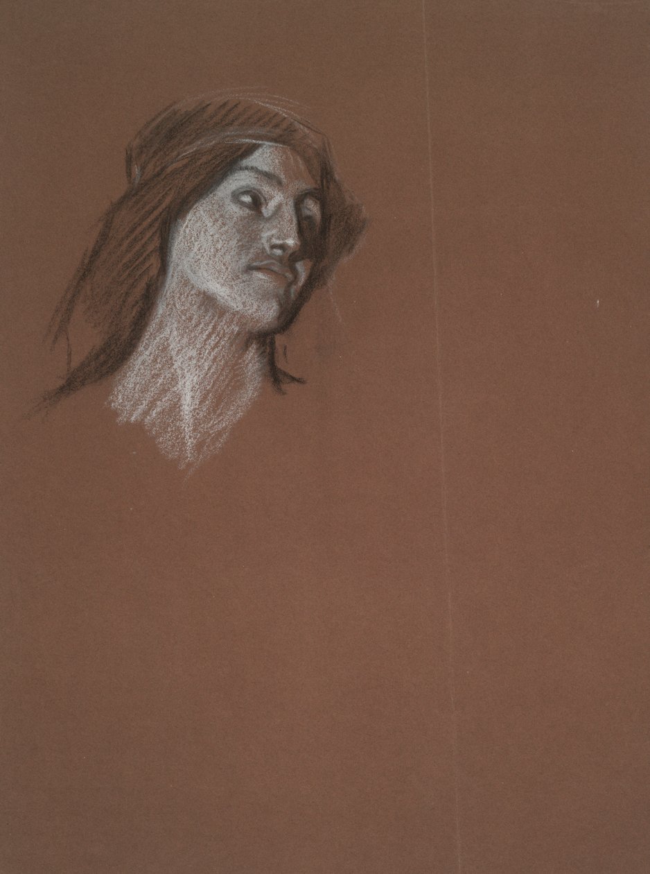 estudio de mujer de Edwin Austin Abbey
